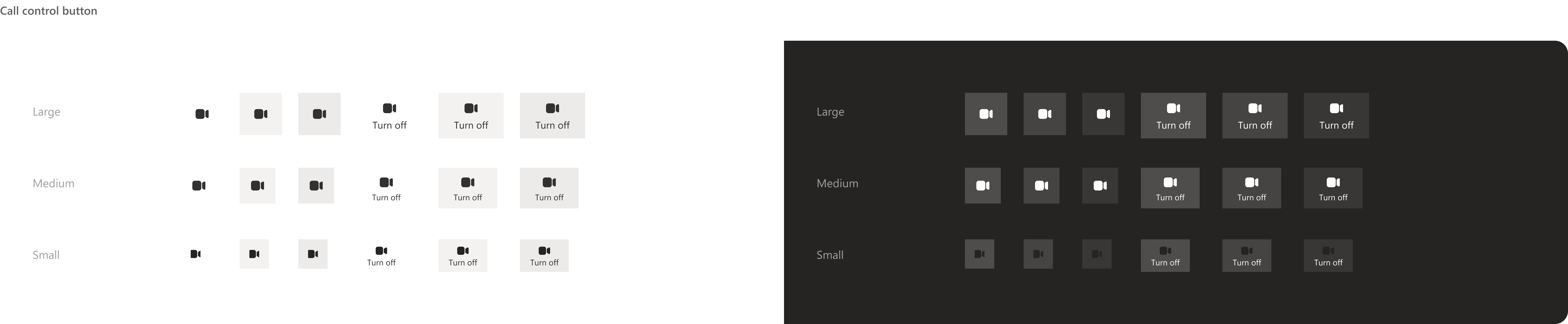 Call control bar — mic, camera, screenshare, participants, end call