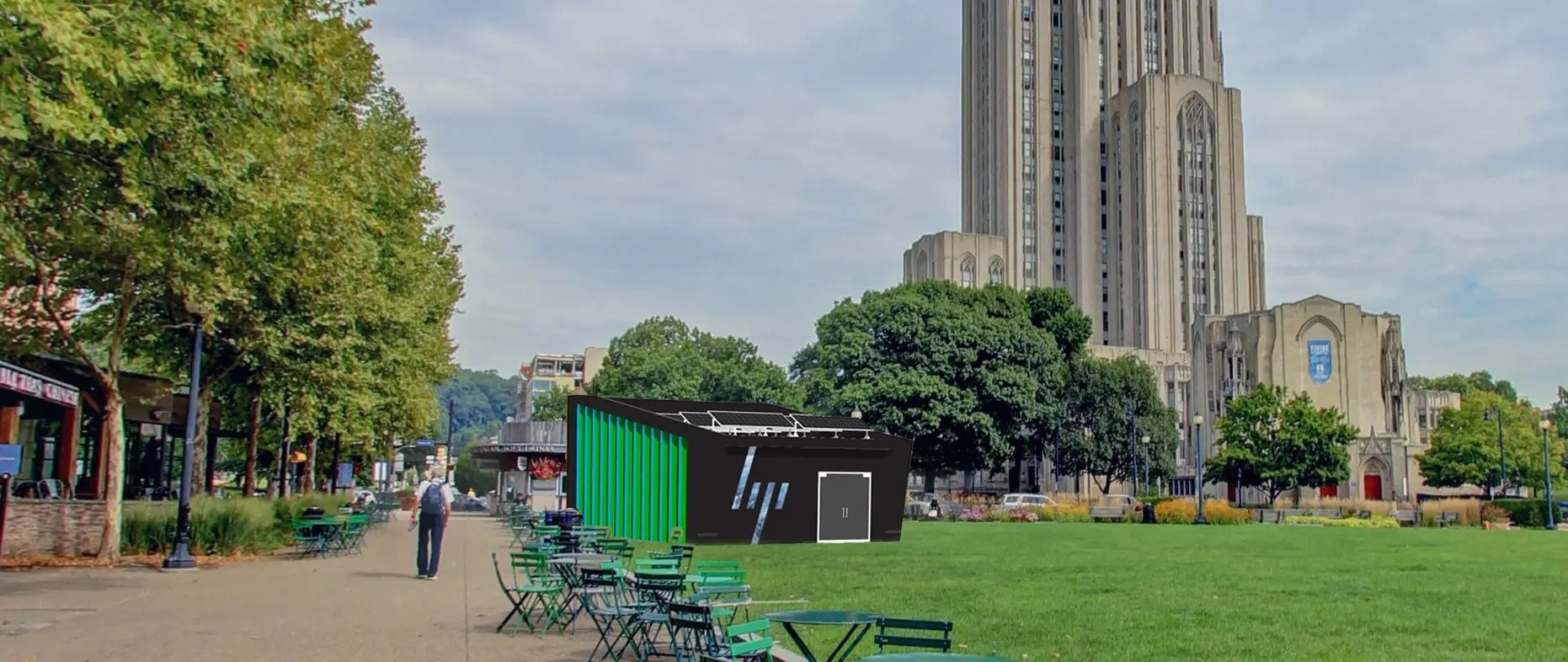 HP Sustainability Experience — animatronic plant room